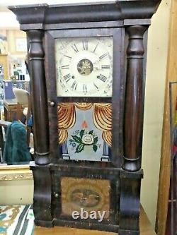 Antique SETH THOMAS Triple Decker Empire Weights Driven Clock 8-Day, Time/Strike