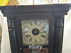 Antique SETH THOMAS Triple Decker Empire Weights Driven Clock 8-Day, Time/Strike