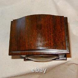 Antique SETH THOMAS Wood 89AL Tombstone Dana Chime Mantle Clock Running Shelf