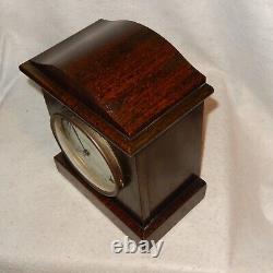 Antique SETH THOMAS Wood 89AL Tombstone Dana Chime Mantle Clock Running Shelf