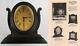 Antique Seth Thomas Clock Boudior #4 Desk Mantel Two Tone Mahogany & Gold Face