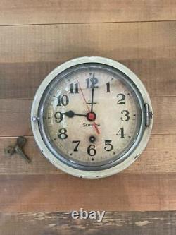 Antique Seikosha Ship Clock Vintage Seth Thomas Wall Clock