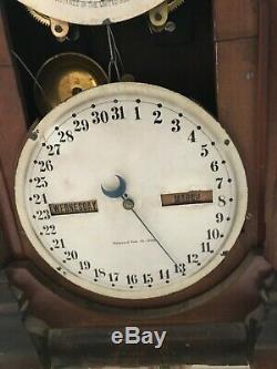 Antique Seth Thomas 1875 Parlor Calendar No. 4 Shelf Clock