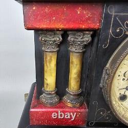 Antique Seth Thomas 1880's-1890's Adamantine Mantle Clock UNTESTED