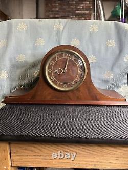 Antique Seth Thomas 1933-34 Westminster Tambour Mantel Shelf Parlor Clock Tested