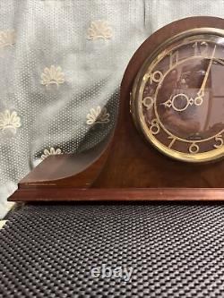 Antique Seth Thomas 1933-34 Westminster Tambour Mantel Shelf Parlor Clock Tested