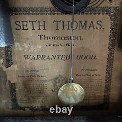 Antique Seth Thomas 19th Century Wall Clock