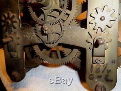 Antique-Seth Thomas-30 Day-Gallery Wall Clock Movement-Ca. 1900-To Restore-#P226