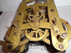 Antique-Seth Thomas-30 Day-Wall Gallery Clock Movement-Ca. 1900-To Restore-#P241