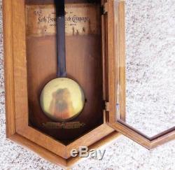 Antique Seth Thomas 30 Day World Regulator Wall Clock Running