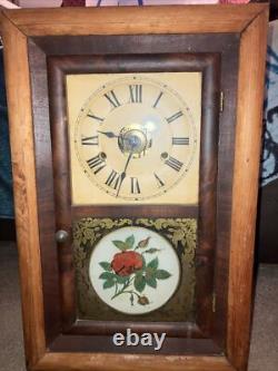 Antique Seth Thomas 30 Hour Shelf Clock 1800's Small Ogee Style WORKS