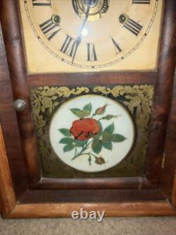 Antique Seth Thomas 30 Hour Shelf Clock 1800's Small Ogee Style WORKS