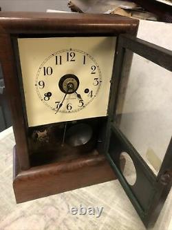 Antique Seth Thomas 30 hr spring Cottage Mantle Clock Not Running
