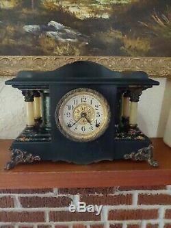 Antique Seth Thomas 4 Column Mantle Clock