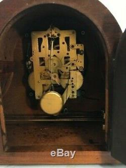 Antique Seth Thomas #4602 Tambour Mantel Clock Mech. Mvmnt with Gong Chime CTx#245