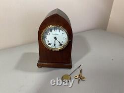 Antique Seth Thomas #48J Cathedral Beehive Mantel Clock Mahogany Original 1920