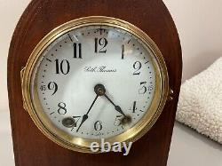 Antique Seth Thomas #48J Cathedral Beehive Mantel Clock Mahogany Original 1920