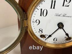 Antique Seth Thomas #48J Cathedral Beehive Mantel Clock Mahogany Original 1920