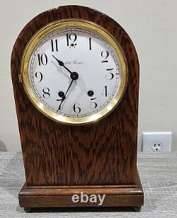 Antique Seth Thomas 48q Movement 8 Day Beehive Mantle Shelf Clock! Untested