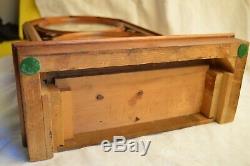 Antique Seth Thomas #5 Walnut Wood Parlor Mantle Clock Double Dial Calendar Work