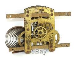 Antique Seth Thomas #56 Double Dial 30 Day Clock Movement- Parts/repair- Ri31