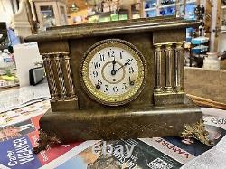 Antique Seth Thomas 8 Day Adamantine Mantle Clock Early 1900's