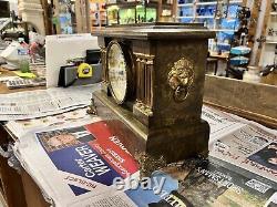 Antique Seth Thomas 8 Day Adamantine Mantle Clock Early 1900's