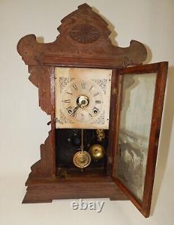 Antique Seth Thomas 8 Day Half Hour Strike Fleet Mantle Clock