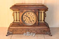 Antique Seth Thomas 8 Day Mantle Clock Running C. A. Late 1800's