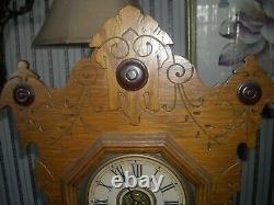 Antique Seth Thomas 8 day city series Cambridge clock working used