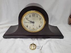 Antique Seth Thomas 89 L Quarter Hour Bim Bam Chime Tambour Mantle Clock Cymbal