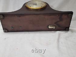 Antique Seth Thomas 89 L Quarter Hour Bim Bam Chime Tambour Mantle Clock Cymbal