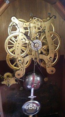 Antique Seth Thomas ATLANTA City Series Clock Works Well Strike Hr with Alarm