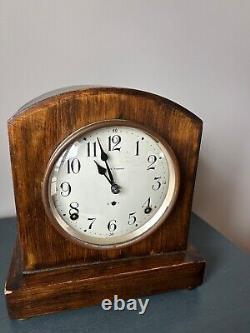 Antique Seth Thomas Adamantine 8 Day Mantle Or Bookcase / Shelf Clock