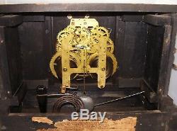 Antique Seth Thomas Adamantine Chime Mantel Clock No Key Circa 1909