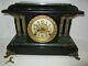 Antique Seth Thomas Adamantine Clock 8-day, Time/bell And Gong Strike, Key-wind