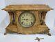 Antique Seth Thomas Adamantine Clock 8-day, Time/gong And Bell Strike, Key-wind