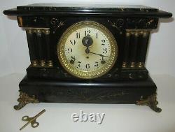 Antique Seth Thomas Adamantine Clock With Alarm 8-Day, Time/Strike Rare