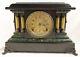 Antique Seth Thomas Adamantine Faux Marble Mantle Clock