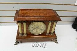 Antique Seth Thomas Adamantine Mantel Clock 1880s Orig Parts