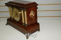 Antique Seth Thomas Adamantine Mantel Clock 1880s Orig Parts