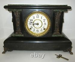 Antique Seth Thomas Adamantine Mantel Clock 8-Day, Time/Strike