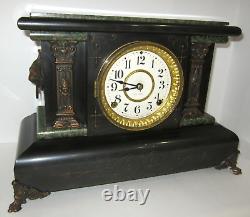 Antique Seth Thomas Adamantine Mantel Clock 8-Day, Time/Strike