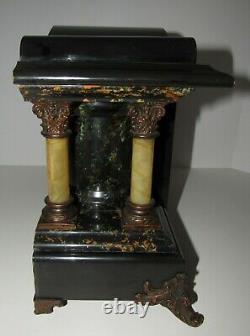 Antique Seth Thomas Adamantine Mantel Clock Case
