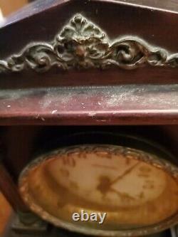 Antique Seth Thomas Adamantine Mantel Clock Made in 1900/ 89c movement no key