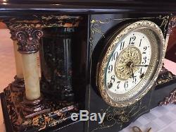 Antique Seth Thomas Adamantine Mantel Clock No 32 Shasta