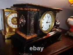 Antique Seth Thomas Adamantine Mantel Clock- Runs & Sounds Great