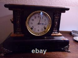 Antique Seth Thomas Adamantine Mantel Clock- Runs & Sounds Great