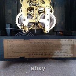 Antique Seth Thomas Adamantine Mantel Clock Working Great, 1898, No Issues #102