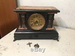 Antique Seth Thomas Adamantine Mantle Clock